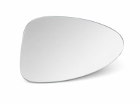 Door mirror glass (Flat), Left for LHD. Porsche 982 Boxster / 982 Cayman - 982857521 - ZJ-7133-L
