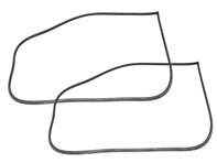 Junta de goma para puerta, juego de 2. Porsche 912 / 911 / 964 / 993 Coupé - 91153109503, 91153109502, 91153109501, 91153109500, 96453109600, 96453109500 - URO-004175