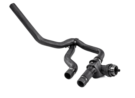 Durite de liquide de refroidissement avec vanne de chauffage. Porsche 958 Cayenne 3.0L Hybride 2010-2014 - 95810635620
