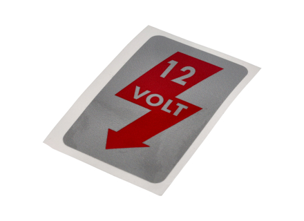 贴纸“12 伏”。保时捷 356 - PCG70183300 - 356234-25