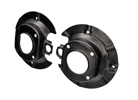 Bremsscheibenabdeckplatten 2er Set. Porsche 911 1969-73 - 90135208114, 901.352.081.14, 901 352 081 14 - PS8982, 1664300700