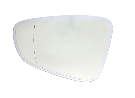 Door mirror glass (Aspherical), Dimmable, Left for LHD. Porsche 992 / 992 Dakar / 9J1 Taycan - 992857521D - ZJ-7147-L
