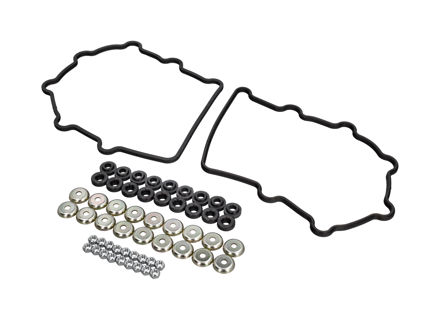 Kit montaggio coperchio alloggiamento catena con guarnizioni. Porsche 964/993 - 96410510701, 96410510801, 96410518101