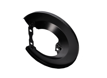 Brake disc cover plate complete, REAR. Porsche 914-6 - 90135280121, 91435208500, N0102353, N01224111, N0122418 - BRK14.1.105
