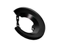 Brake disc cover plate complete, REAR. Porsche 914-6 - 90135280121, 91435208500, N0102353, N01224111, N0122418 - BRK14.1.105