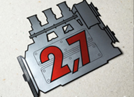 Adesivo motore lunotto posteriore 2.7L per Porsche 911 - 91170110200