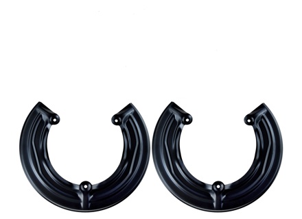 Bremsscheiben-Abdeckplattensatz hinten. Porsche 964 / 924S / 944 / 968 - 96435280101, 96435280100, 95135280100