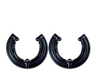 Bremsscheiben-Abdeckplattensatz hinten. Porsche 964 / 924S / 944 / 968 - 96435280101, 96435280100, 95135280100
