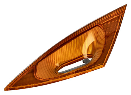 Insert headlamp Amber WITH WASHER. Porsche 986 / 996 - 99663103501, 99663103601