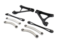 Querlenkersatz für die Hinterradaufhängung. Porsche 955 / 957 Cayenne - 95533104532, 95533104531, 95533104530, 95533104710, 95533104900, 95533105000, 95533101812, 95533101811, 95533101712, 95533101711 - URO-012601, 1150201270, 1150201280, 211712, 211713