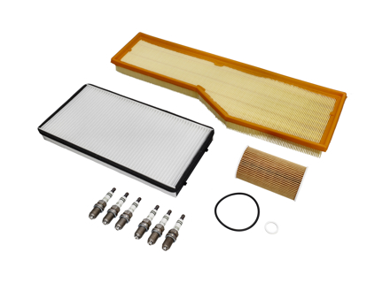 Service maintenance kit for Porsche 996 Carrera 3.6L C/2, C/4, C4S  Oil, Air Filters,  Spark plugs, + More - 99611013152, 99611013151, 90012310630, 99610722560, 99917022390, 99657221902, 00004400204