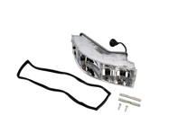 Piloto intermitente trasero con carcasa METÁLICA y reflectores cromados. Porsche 911 1968-83 - 90163194100, 90163194200