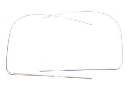 Moulure de lunette avant chromée. Porsche911 - 90154191120, 90154191220