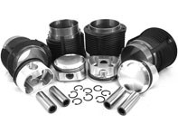 Big-bore cilinder en JE gesmede zuigerset 86 mm. Porsche 356C / 912 - 008 11 86C JE, 0081186CJE
