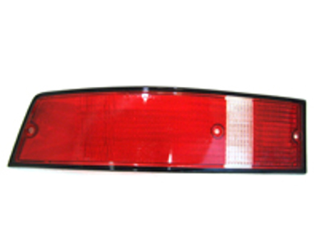 Lente intermitente trasera roja con borde negro. Porsche 911 - 91163190000R, 91163190001R, 91163195100, 91163195200 - 14867D, 14867S
