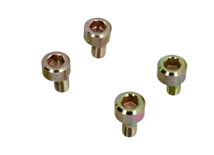 Rear trailing arm to spring plate eccentric bolts SET OF 4. Porsche 911 1965-73 - 90133313309, 90133313310, 90133313305