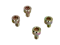 Rear trailing arm to spring plate eccentric bolts SET OF 4. Porsche 911 1965-73 - 90133313309, 90133313310, 90133313305