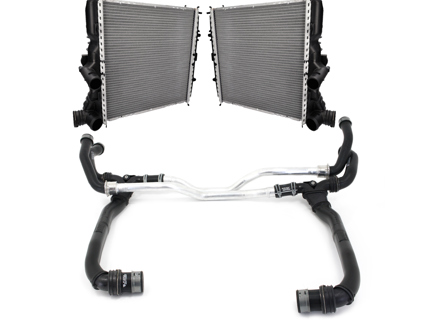 Kit di sostituzione radiatori e tubi per Porsche 987 / 987C / 997 Carrera - 99710672803, 99710662403, 99710662303, 99710662703, 99710672307, 99710672003, 99710671103, 99710675104, 99710675204, 99710655103, 99710613102, 99710613202