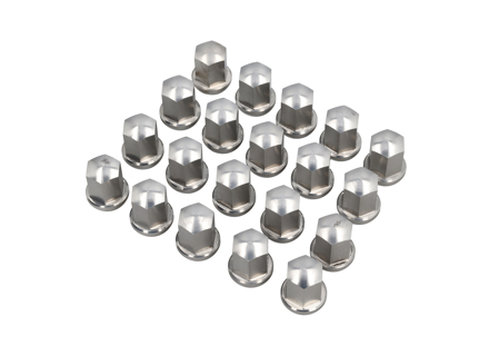 Wheel nuts PACK OF 20, Silver. Porsche 911  / 964 / 993 / 944 / 968 / 928 / 924 - 99918200102, 99918200341