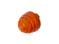Voorste richtingaanwijzerlens, geel, rond. Porsche 356 - 64463141106