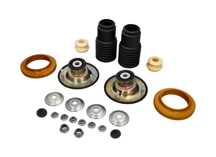 Rear Shock Absorber Top Mount & Overhaul Kit. Porsche 981 Boxster Spyder 2016 - PAF00855000, 98133320700, PAF003923, 98133305901, 99970354340, 98133350900, 98133350901, 98133350401, 98733330100, 98133350500