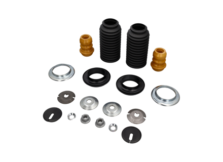 Front Shock Absorber Top Mount & Overhaul Kit. Porsche 997 MKI C2 / C2S 2005-08 With PASM - 99970345740, PAF103353, 99734310701, 99734301801, 99634351505, 99634351701, 99634351100, 99634351101, 99634351300, 99634330102, 99634350500, 99734310700