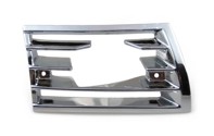 Horn grille for additional lamp, chrome metal. Porsche 911/912 69-73 - 90155943128, 90155943228 - GRL111102, GRL111103