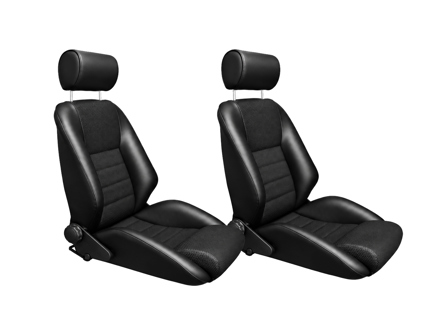 Nürburgring R Bucket Seats, Leatherette / Basket Weave, SET OF 2. Porsche 356 / 911 / 912 1950–89