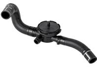 Coolant Hose With Vacuum Valve. Porsche 958 Cayenne 3.0L Hybrid 2010-14 - 95810637402