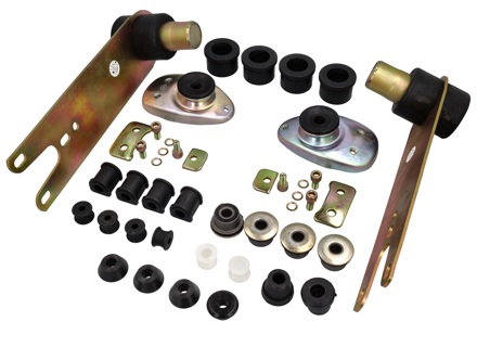 Kit di ricostruzione delle sospensioni utilizzando boccole Shore standard. Porsche 911 1970-1973 - 90133300309