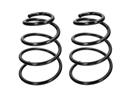 Kit de muelles helicoidales delanteros (2 unidades) para Porsche 987-1 Boxster y Cayman (suspensión estándar, no deportiva) 2005-2008 - 99734353138504, 99734353144504 - 93625
