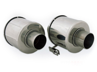 Kachelklepkasten, RVS - Paar. Porsche 356B / 356C - 64421102505, 64421102605 - 9230002