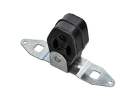 Mid exhaust hanger support with rubber. Porsche 955/957 Cayenne - 113-990, 95511122740, 95511122730, 7L0253144D, 7L6253144D, 7L8253144