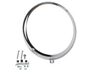 Anello faro Hella stile cromato. Porsche 356A / 356B / 356C - 64463111201 - 8195150800