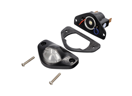 Number plate light with LED bulb. Porsche 911 / 964 - 91163162004 - LIG004