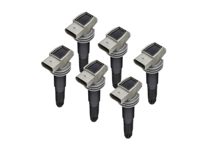Ignition coil packs (PACK OF 6). Porsche 997.2 / 991.1 / Boxster / Cayman - 9A160210401, 9A160210401, 9A160210402, 9A160210403, 9A160210406, 9A160210407, 0040102005, 0040102052, 00004399001, 9A160210400, 9A160210404, 9A160210405 - ZS052, ZS052