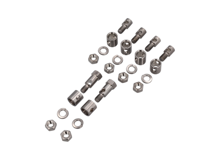 Montageset voor cilindermoer van verwarmingsregelstang. Porsche 356 1950-65 - 64421175501, 64421175100, 64421175500, N0122265, N02214812
