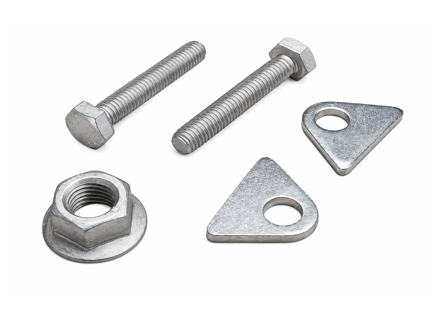 Engine mount Hardware kit. Porsche 964 C2/C4 1989-93 - 96437511000, 96437511001, 90007413402, 90007413403, 90038000909, 90038001001 - BP PS6890WK