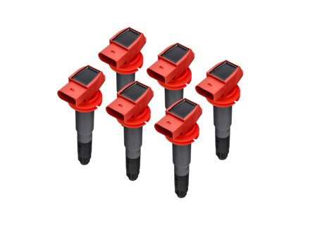 Ignition coil kit.(Set of 6)  Porsche 970 Panamera 3.6L - 94860210414, 94860210413, 94860210412, 94860210411, 94860210410, 94860210404