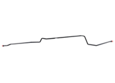 Conduite d'huile en laiton peint, admission. Porsche 911 S 71-72 2.4L - 91120702501, 91120702601 - HA DE 47048 / copper