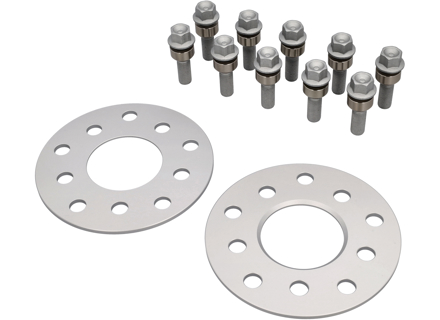 Entretoises de roue 3mm. Porsche 5/130 modèle de goujon avec des boulons longs