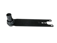 Spring plate in black - closed type for Porsche 356 / 356A / 356B - 64434104, 64434105 - PR08047P