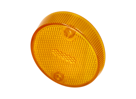 Side marker lamp lens, yellow. Porsche 914 - 91463194500, 91463194600 - 1696001870, 1696001880, P2913/D, P2913/S