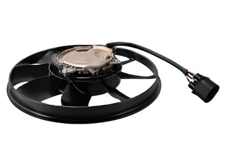 LEFT Engine Cooling Fan Assembly, With Control Unit 600W. Porsche 9YA / 9YA.2 Cayenne 2018>> - PAB959455, PAB95945500 - A4243214