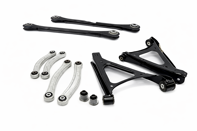 Rear upper and lower wishbones kit, rear axle. Porsche 958.1 Cayenne GTS / 958.2 Cayenne - 95831104111, 95831104110, 95831104211, 95831104210, 95533104900, 95533105000, 7L0505397, 7L0505398, 95533104710, 7L0505323A, 95833104500, 95833104600, 95834158800