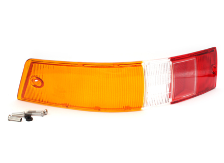 Lente indicatore posteriore SENZA bordo. Porsche 911 - 91163192304, 91163192404, 14878/S, 14878/D