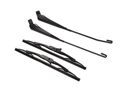 Brazo limpiaparabrisas con escobillas, delantero, JUEGO DE 2, Negro. Porsche 911 1965-94 - 9500003, 90162893000