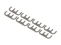 Juego de 8 placas de bloqueo de la caja del diferencial. Porsche 911/914/924 - 90133228501