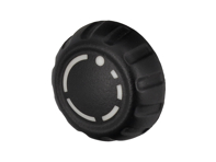 Manopola rotativa SINISTRA per controllo radio PCM. Porsche 987.1 Boxster / 987C.1 Cayman / 997.1 - 95564295100, 95564295200, 99764220100A05, 99764220101A05, 99764220200A05, 99764220201A05 - URO-016926