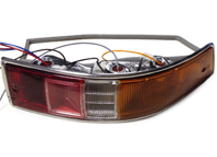 Blinkerheck & Glas aus Kunststoff für frühe SWB Porsche 911/912 1965-68 - 90163140300, 90163140400, 90163140301, 90163140401 - 15878S, 15878D, 1695300670, 1695300680
